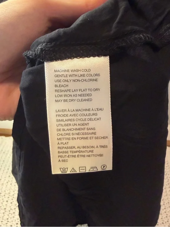 Free People 100% Viscose Black Oversized Camisole Spaghetti Tank Top Size XS - Picture 3 of 5